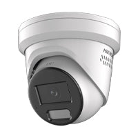 TURRET IP 4 MEGAPIXEL HIKVISION / LENTE 2.8 MM / 40 MTS IR / EXTERIOR IP67 / MICRÓFONO Y BOCINA INTEGRADO (AUDIO DE DOS VÍAS) / DARKFIGHTER / POE / LUZ ESTROBOSCOPICA / ONVIF / MICRO SD / 4 ANALÍTIC