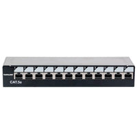 PANEL PARCHEO,INTELLINET,720618, CAT 5E, 12 PTOS ESCRITORIO C/BLOQUEO
