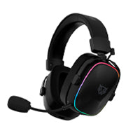 AUDIFONOS GAMER AEON EXPERT HS1100 / DIADEMA INALAMBRICOS / BT 5.3 - DONGLE USB - AUX 3.5 MM / PC - DISP MOVILES - CONSOLAS / MICROFONO OMNIDIRECCIONAL / RGB / 20 - 20 KHZ / NEGRO / BR-938501
