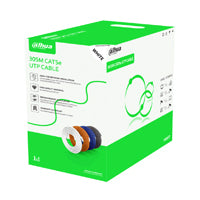 Dahua UTP Cat5e Cable Spool 305m CCA/24 AWG/White Color/Indoor Use/FR-PVC HDPE Jacket (ROHS)