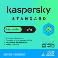 Licencia Antivirus ESD Kaspersky Standard 1 Año 1 Dispositivo