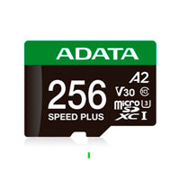 MEMORIA ADATA MICROSDXC SPEED PLUS 256GB CL10 CON ADAPTADOR UD256GUI3V30A2SP-RA1