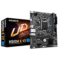 Gigabyte UltraDurable H510M K V2 Motherboard 2xDDR4 64GB 3200Mhz PCIe 3.0 HDMI S 1200 10th 11th Gen mATX