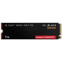 UNIDAD DE ESTADO SOLIDO SSD INTERNO WD BLACK SN850X 1TB M.2 2280 NVME PCIE GEN4 X4 LECT.7300MB/S ESCRIT.6300MB/S TBW 600 WDS100T2X0E