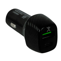 PERFECT CHOICE 38W CAR CHARGER (USB A + TYPE-C)