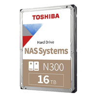 DD INTERNO 16TB NAS TOSHIBA N300/SATA 6.0 GBITS/3.5/CMR/7200 RPM/VELOCIDAD DE TRANSFERENCIA 294MBS/CACHÉ 1024/