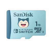 Memoria SanDisk Pokemon Snorlax MicroSDXC UHS-I de 1TB para Nintendo Switch Color Azul