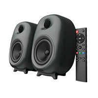 Bocinas Acteck Tipo Estudio Dynamic Exact BS685  2.0 Bluetooth 5.0/RCA 80W Elite Series Negro