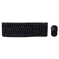 KIT ACTECK CREATOR PRIME MK255 / TECLADO Y MOUSE / INALAMBRICO / MEMBRANA / MULTIMEDIA / 105 TECLAS / OPTICO / 1600 DPI / 3 BOTONES SCROLL / NEGRO / AC-939935