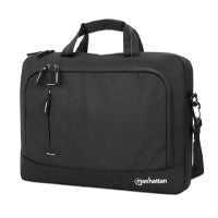 Manhattan Helsinki Ecological Laptop Briefcase for 14.1" Laptop, Black
