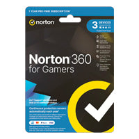 NORTON 360 FOR GAMERS / TOTAL SECURITY / 3 DISPOSITIVOS / 1 AÑO (CAJA)