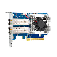 TARJETA DE EXPANSIÓN DE RED PCIE CON 2 PUERTOS 10 GBE SFP+ PARA NAS, PC O SERVIDORES, QUE APORTA CONECTIVIDAD DE ALTA VELOCIDAD (HASTA 10 GBPS POR PUERTO) Y SOPORTE PARA FUNCIONES AVANZADAS COMO SR-I