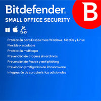 ESD BITDEFENDER SMALL OFFICE SECURITY 15 USR + 1 SERVIDOR + 1 CONSOLA CLOUD, 3 AÑOS (ENTREGA ELECTRONICA)