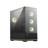 GABINETE GAMING MSI MAG PANO 110R PZ/ MEDIA TORRE / ATX/MICRO ATX/MINI ITX/ NEGRO/ SIN FUENTE/PC/GAMER