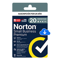 ESD NORTON SMALL BUSINESS PREMIUM / 20 DISPOSITIVOS / 1 AÑO - DESCARGA DIGITAL (NO SERVER)