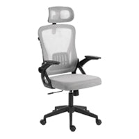 SILLA ACTECK FLUX LITE EC313HR / ERGONOMICA / MAX 100 KG / REPOSABRAZOS AJUSTABLES / MATERIAL TRANSPIRABLE / MECANISMO TIPO MARIPOSA / INCLINACION 120 GRADOS/ NEGRO-GRIS / AC-943376