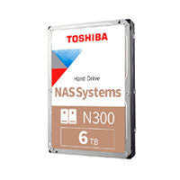 DD INTERNO 6TB NAS TOSHIBA N300/SATA 6.0 GBITS/3.5/CMR/7200 RPM/VELOCIDAD DE TRANSFERENCIA 281MBS/CACHÉ 512/