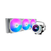 DISIPADOR DE ENFRIAMIENTO LIQUIDO COOLER MASTER MASTERLIQUID SERIE CORE NEX 360 / ARGB / BLANCO / GAMER