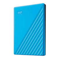 DISCO DURO EXTERNO WD MY PASSPORT 2TB 2.5 PORTATIL USB3.0 AZUL WINDOWS BACKUP ENCRIPTACION WDBYVG0020BBL-WESN