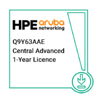 LICENCIAMIENTO DE CENTRAL HPE ARUBA Q9Y63AAE ANW AP ADVANCED 1Y E-STU
