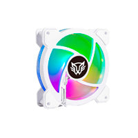KIT VENTILADORES BALAM RUSH EOLOX BLAZE EX50KW / 3 PIEZAS / FLUJO DE AIRE 28.76 CFM / SILENCIOSO / 1500 RPM / ILUMINACION RGB / 3 PINES / 120 X 25 MM / BLANCO / BR-937993