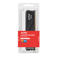 MEMORIA XPG LANCER BLADE UDIMM DDR5 8GB PC-44800 5600MHZ CL46 1.1V CON DISIPADOR NEGRO PC GAMMER/ALTO RENDIMIENTO AX5U5600C468G-SLABBK