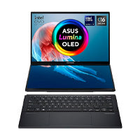 LAPTOP ASUS ZENBOOK DUO UX8406, CORE ULTRA 9-185H, 32GB, 2TB SSD, 14 PULGADAS OLED TOUCHPAD CONVERTIBLE, WIN 11 HOME, GREY, 1 AÑO DE GARANTIA