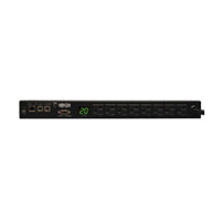 PDU MONOFASICO MONITORIABLE TRIPP LITE PDUMNH20 1.9KW, DE 120V, 8 TOMACORRIENTES 5-15R, 5-15P, CABLE DE 3.66 M (12 PIES), INTERFAZ DE PLATAFORMA LX, PARA INSTALACION EN RACK 1U.
