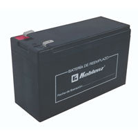 BATERIA DE REPUESTO KOBLENZ PARA NO BREAK 12 V / 9 AH, COMPATIBLE CON 7016 USB/R, 7011 USB/R, 9011 USB/R, 13507 USB/R, 15007 USB/R, 7522 USB/R, 9022 USB/R. 46-4087-00-6