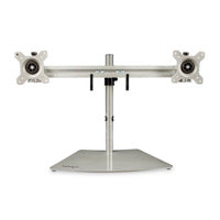 SOPORTE DE ESCRITORIO PARA 2 MONITORES - SOPORTE ERGONOMICO DE SOBREMESA PARA 2 MONITORES DE 24 CON MONTAJE VESA - CON MASTIL - PLATA - STARTECH.COM MOD. ARMDUOSS