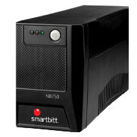 UPS Smartbitt Smart Interactive 750 No Break 750VA/375W 6 Outlets RJ-11 Telephone Line Protection