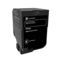 Tóner Lexmark Alto Rendimiento Programa Retorno CS725de Color Negro