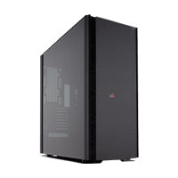 GABINETE CORSAIR OBSIDIAN 1000D/NEGRO/SUPER TORRE/ ITX / ATX/ MICROATX/ EATX/ SSIEEB /CRISTAL TEMPLADO/RGB/GAMER (CC-9011148-WW)