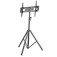 Manhattan 37" to 70" TV Floor Stand with Adjustable Tripod, Black