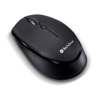 Mouse Inalambrico TechZone Optico 800 a 1600dpi Ajustable 3 Botones Ambidiestro Win/MAC Color Negro