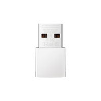 Mini Adaptador USB inalámbrico doble banda AC 600 Mbps, antena onmidireccional.