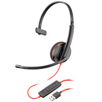 Poly Blackwire 3210 USB-C HS + USB-C/A Headphones