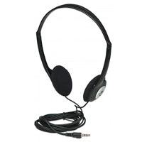 Manhattan Standard Lightweight/Adjustable Headphones, Black
