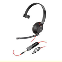 DIADEMA HP POLY 8X230AA BW 5210 / MONOAURALES USB-C/A CONECTOR DE 3,5 MM CANCELACION DE RUIDO