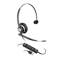 DIADEMA HP POLY 783N5AA ENCOREPRO 715/MONOAURALES USB-A PARA CALL CENTER COLOR NEGRO
