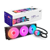 DISIPADOR DE ENFRIAMIENTO LIQUIDO NZXT KRAKEN CORE 360MM AIO RGB CAP RGB CORE FAN BLACK