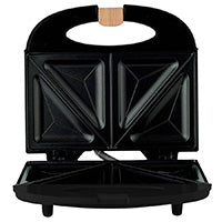 SANDWICHERA / DOBLE PARRILLA / 750 W / NEGRO