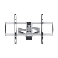 SOPORTE DE TV CON MOVIMIENTO TOTAL PARA PARED - BRACKET DE PARED DE SERVICIO PESADO PARA TV VESA DE 32 A 75 PULGADAS (75KG) - BRAZO ARTICULADO AJUSTABLE - PLATEADO