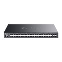 TP LINK SWITCH SG5452XMPP ADMINISTRAVLE L3 POE++ DE 48 PUERTOS GIGABIT CON 4 RANURAS DE 10G