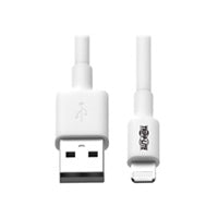 CABLE USB TRIPP-LITE M100-006-WH CABLE DE SINCRONIZACIóN Y CARGA USB A A LIGHTNING, CERTIFICADO MFI - BLANCO, M/M, USB 2.0, 1.83 M [6 PIES](HASTA 480 MBPS).ENCHAPADO EN ORO.