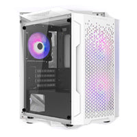 Gabinete Gamer Balam Rush Mini Torre Artic GI725 ATX Panel Izq Cristal Frente Colmena USB 3.0/3xFan RGB Blanco