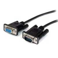 CABLE DE 1M DE EXTENSION DIRECTO STRAIGHT THROUGH SERIAL RS232 VIDEO PANTALLA EGA DB9 MACHO A HEMBRA - EXTENSOR NEGRO - STARTECH.COM MOD. MXT1001MBK
