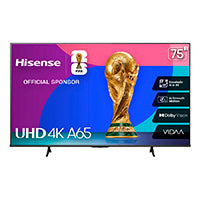 Hisense 75" A65NV UHD 4K VIDAA TV 75A65NV