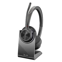 Auriculares Poly Voyager 4320 UC Stereo USB-A Headset + BT700 USB-A Adapter + Charging Stand