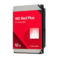 Western Digital 12TB Red Plus NAS Hard Drive SATA 3.5-inch up to 260MB/s 7200 rpm - 512MB cache
